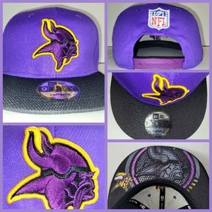 Minnesota Vikings Snapback Hat New Era Adult Adjustable NFL